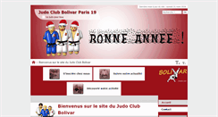 Desktop Screenshot of judobolivar.fr